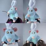 Funny Rat Plush Headband Clip for Adults