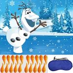 Pin the Nose on the Snowman Game for Kids