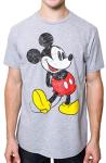 Mickey Mouse Classic Distressed T-Shirt in Grey