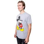 Mickey Mouse Classic Distressed T-Shirt in Grey