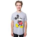 Mickey Mouse Classic Distressed T-Shirt in Grey