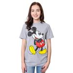 Mickey Mouse Classic Distressed T-Shirt in Grey