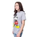 Mickey Mouse Classic Distressed T-Shirt in Grey