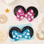 Disney Baby Girl Mouse Ears Headband with Sequin Bow