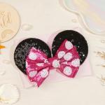 Disney Baby Girl Mouse Ears Headband with Sequin Bow