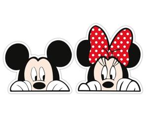 Mickey & Minnie Mouse Removable Vinyl Sticker