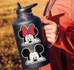 Mickey & Minnie Mouse Removable Vinyl Sticker