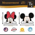Mickey & Minnie Mouse Removable Vinyl Sticker
