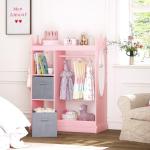 Disney Princess Pink Armoire with Mirror and Storage