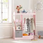 Disney Princess Pink Armoire with Mirror and Storage