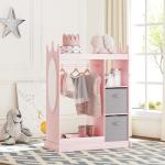Disney Princess Pink Armoire with Mirror and Storage