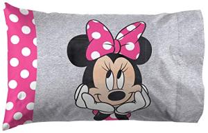 Disney Minnie Mouse Be Happy Reversible Pillowcase