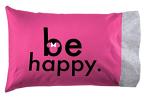 Disney Minnie Mouse Be Happy Reversible Pillowcase