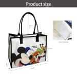Disney Cute Canvas Tote Bag with Zipper