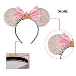Rainbow Iridescent Mouse Ears Headband for Kids