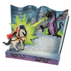 Sleeping Beauty Prince Philip and Dragon Figurine