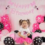 Disney Pink Mouse Happy Birthday Banner for Kids