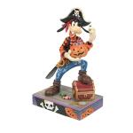Jim Shore Halloween Goofy Pirate Figurine