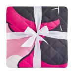 Minnie Mouse Twin Bedspread Set with Stickers