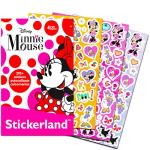 Minnie Mouse Twin Bedspread Set with Stickers