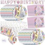 Disney Princess Birthday Party Decoration Set for 16