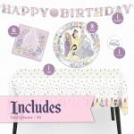 Disney Princess Birthday Party Decoration Set for 16