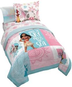 Disney Moana Tropical Patchwork Comforter Set - 7 Pieces