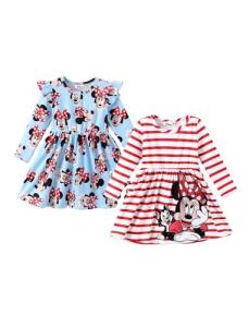 Disney Minnie Mouse Toddler Dress Set – 2 Pack