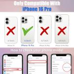 Cute MagSafe iPhone 16 Pro Case for Girls