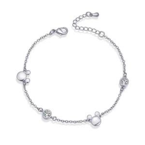 Disney Cinderella Mouse Bracelet with Adjustable Chain