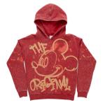 Mickey Mouse Men's Fleece Hoodie - Burnt Red