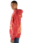 Mickey Mouse Men's Fleece Hoodie - Burnt Red