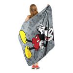 Mickey Mouse Micro Raschel Throw Blanket, 46"x60