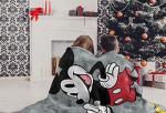 Mickey Mouse Micro Raschel Throw Blanket, 46"x60