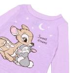 Disney Girls' 4-Piece Cute Cotton Pajama Set