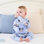 Mickey Mouse Organic Cotton Baby Pajamas for Boys