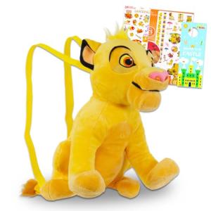 Lion King Plush Backpack with Simba Doll Bundle