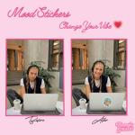 Cinderella Gus Gus Vinyl Stickers Set (3PCS)