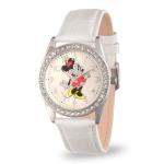 Minnie Mouse Glitz Watch – Stylish Leather Strap