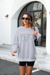 Magical Princess Embroidered Sweatshirt for Women