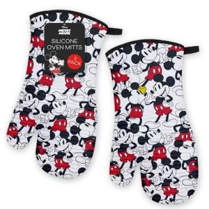 Disney Mickey Silicone Oven Mitts – Set of 2