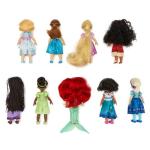 Disney Princess Mini Doll Gift Set - 9 Collectibles