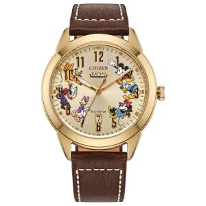 Citizen Mickey Mouse Gold Tone Men's Watch