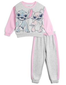 Disney Lilo & Stitch Girls Fleece Sweatshirt & Pants Set