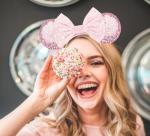 Pink Sequin Minnie Mouse Ears Headband