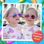 24-Pack Neon Kids Sunglasses with UV Protection