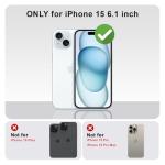 Cute Disney Striped iPhone 15 Case for Girls