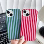 Cute Disney Striped iPhone 15 Case for Girls