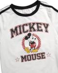 Disney Women's Short Sleeve Graphic Crop Tops