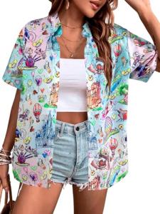 Disney Princess Hawaiian Shirt for Women